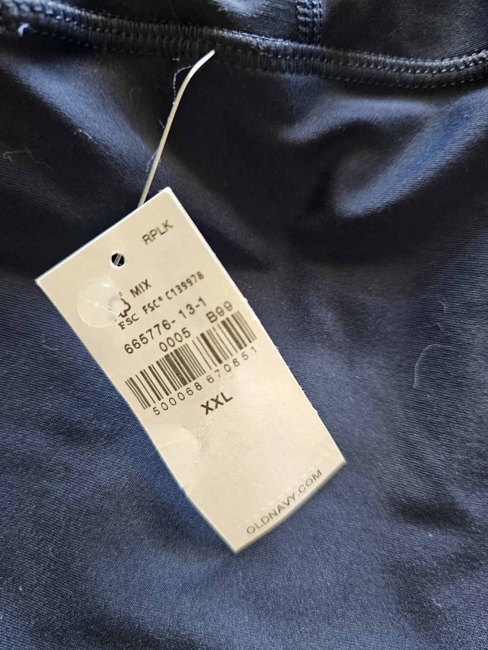 Old Navy Navy High-Waist Leggings - Picture 2 of 5
